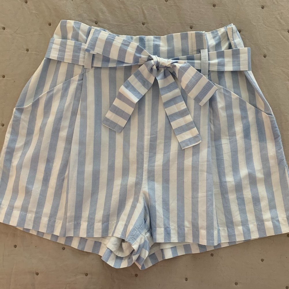 Naked Zebra High-waisted shorts
